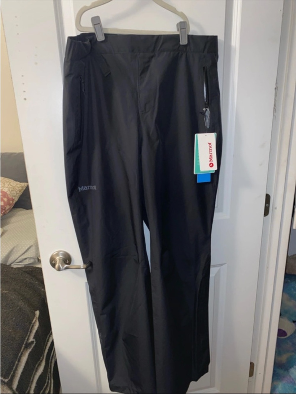 Marmot Black Men's Cargo Rain Pants
